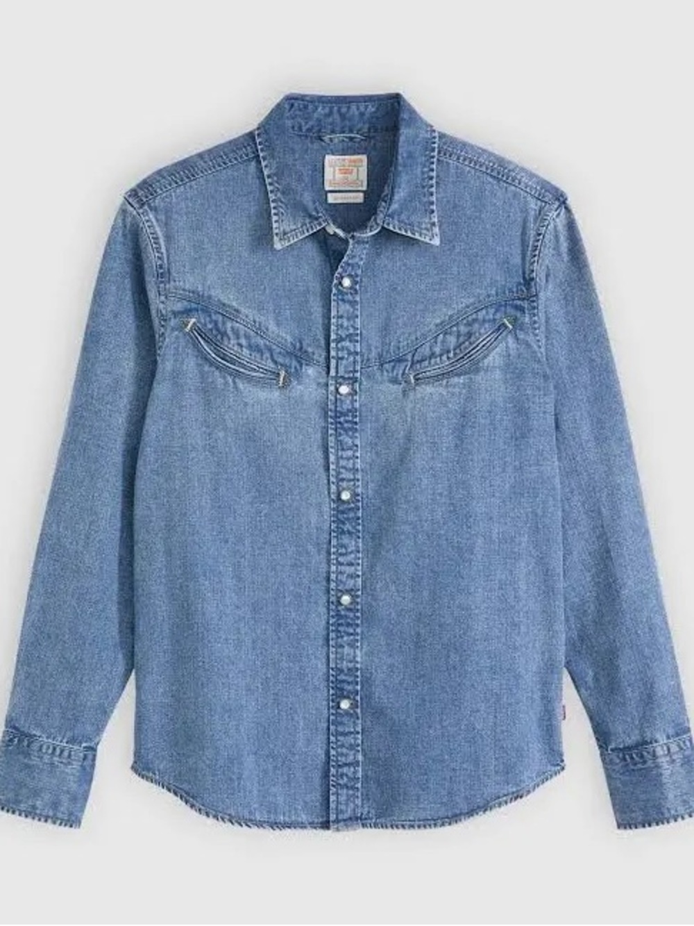 Levi's Light Blue Denim Button-Down Shirt